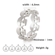 Load image into Gallery viewer, Skulls in Love Ring (Options Available)