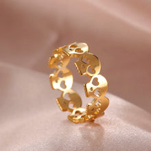 Load image into Gallery viewer, Skulls in Love Ring (Options Available)