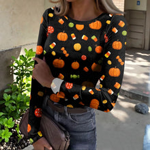 Load image into Gallery viewer, Ladies' Halloween-Themed Pullover Tops (Various Options Available)