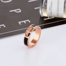Load image into Gallery viewer, Stainless Steel Rose Gold Ring