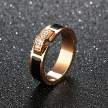 Load image into Gallery viewer, Stainless Steel Rose Gold Ring