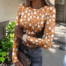 Load image into Gallery viewer, Ladies' Halloween-Themed Pullover Tops (Various Options Available)