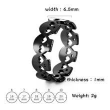 Load image into Gallery viewer, Skulls in Love Ring (Options Available)