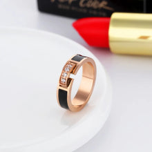 Load image into Gallery viewer, Stainless Steel Rose Gold Ring