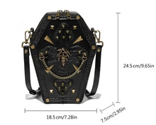 Load image into Gallery viewer, Studded Evil Smile Crossbody Bag