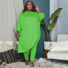 Load image into Gallery viewer, Plus Size Two-Piece Solid Color Set (Options Available)