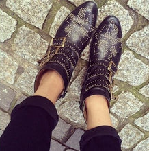 Load image into Gallery viewer, Flower Studded Ankle Boots (Options Available)