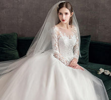 Load image into Gallery viewer, My Happily Ever After Wedding Dress (Train Optional)