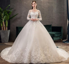 Load image into Gallery viewer, My Happily Ever After Wedding Dress (Train Optional)