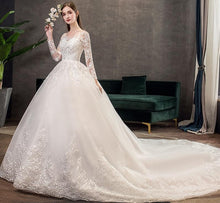 Load image into Gallery viewer, My Happily Ever After Wedding Dress (Train Optional)