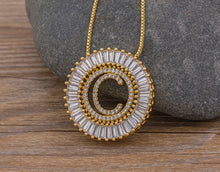 Load image into Gallery viewer, Fancy Initial Pendant (All Letters Available)