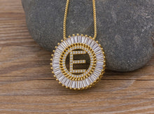 Load image into Gallery viewer, Fancy Initial Pendant (All Letters Available)