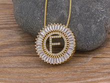 Load image into Gallery viewer, Fancy Initial Pendant (All Letters Available)