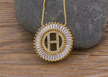 Load image into Gallery viewer, Fancy Initial Pendant (All Letters Available)