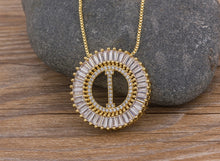 Load image into Gallery viewer, Fancy Initial Pendant (All Letters Available)