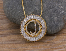 Load image into Gallery viewer, Fancy Initial Pendant (All Letters Available)