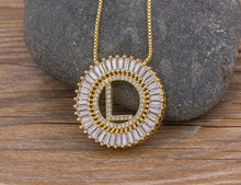 Load image into Gallery viewer, Fancy Initial Pendant (All Letters Available)