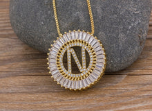 Load image into Gallery viewer, Fancy Initial Pendant (All Letters Available)