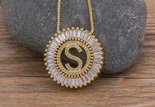 Load image into Gallery viewer, Fancy Initial Pendant (All Letters Available)