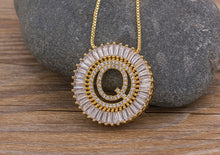 Load image into Gallery viewer, Fancy Initial Pendant (All Letters Available)