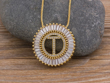 Load image into Gallery viewer, Fancy Initial Pendant (All Letters Available)