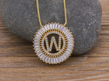 Load image into Gallery viewer, Fancy Initial Pendant (All Letters Available)
