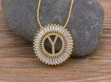 Load image into Gallery viewer, Fancy Initial Pendant (All Letters Available)