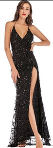 Slinky Sequin Dress (Options Available)