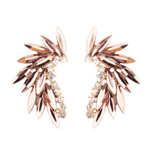 Load image into Gallery viewer, Crystal Wing Earrings (Various Options Available)