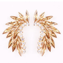 Load image into Gallery viewer, Crystal Wing Earrings (Various Options Available)