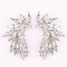Load image into Gallery viewer, Crystal Wing Earrings (Various Options Available)