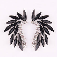 Load image into Gallery viewer, Crystal Wing Earrings (Various Options Available)