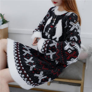 Christmas Sweater Dress (Options Available)