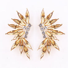 Load image into Gallery viewer, Crystal Wing Earrings (Various Options Available)