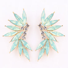Load image into Gallery viewer, Crystal Wing Earrings (Various Options Available)