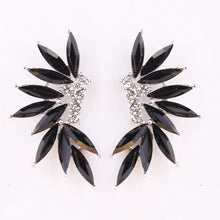 Load image into Gallery viewer, Crystal Wing Earrings (Various Options Available)