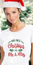 Load image into Gallery viewer, Our First Christmas T-shirt