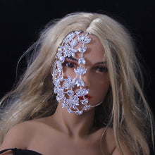 Load image into Gallery viewer, Bejeweled Half Mask