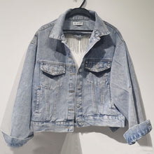 Load image into Gallery viewer, Denim Hidden Heart Jacket