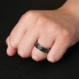 Stainless Steel Constellation Ring