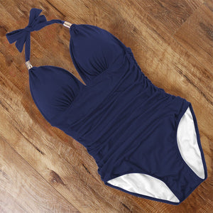 One Piece Tankini Plus Size Swimwear Women Black Halter Hot Monokini Swimsuit Push Up Bathing Suit Sexy 2022 High Waist Bodysuit