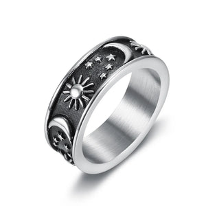Stainless Steel Constellation Ring