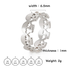 Skulls in Love Ring (Options Available)