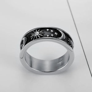 Stainless Steel Constellation Ring