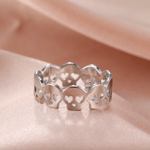 Skulls in Love Ring (Options Available)