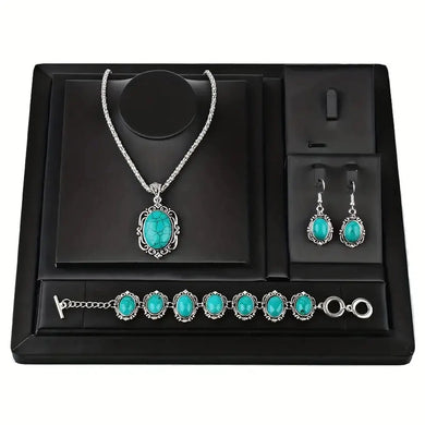3-Piece Turquoise Set