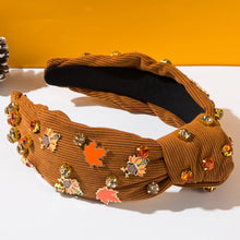 Load image into Gallery viewer, Bejeweled Thanksgiving Headband (Options Available)