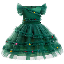 Load image into Gallery viewer, Kids' Christmas Tree Dress