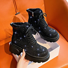 Load image into Gallery viewer, Sparkly Lace-Up Boots (Options Available)