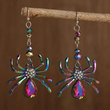 Load image into Gallery viewer, Bejeweled Spider Earrings